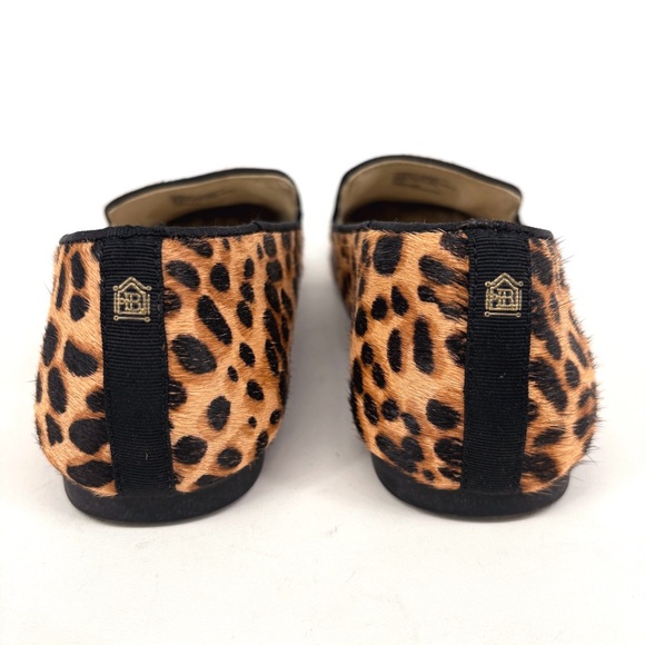 BIRDIES The Starling Fur Lined Cheetah Smoking Loafers 6.5 - Picture 10 of 14